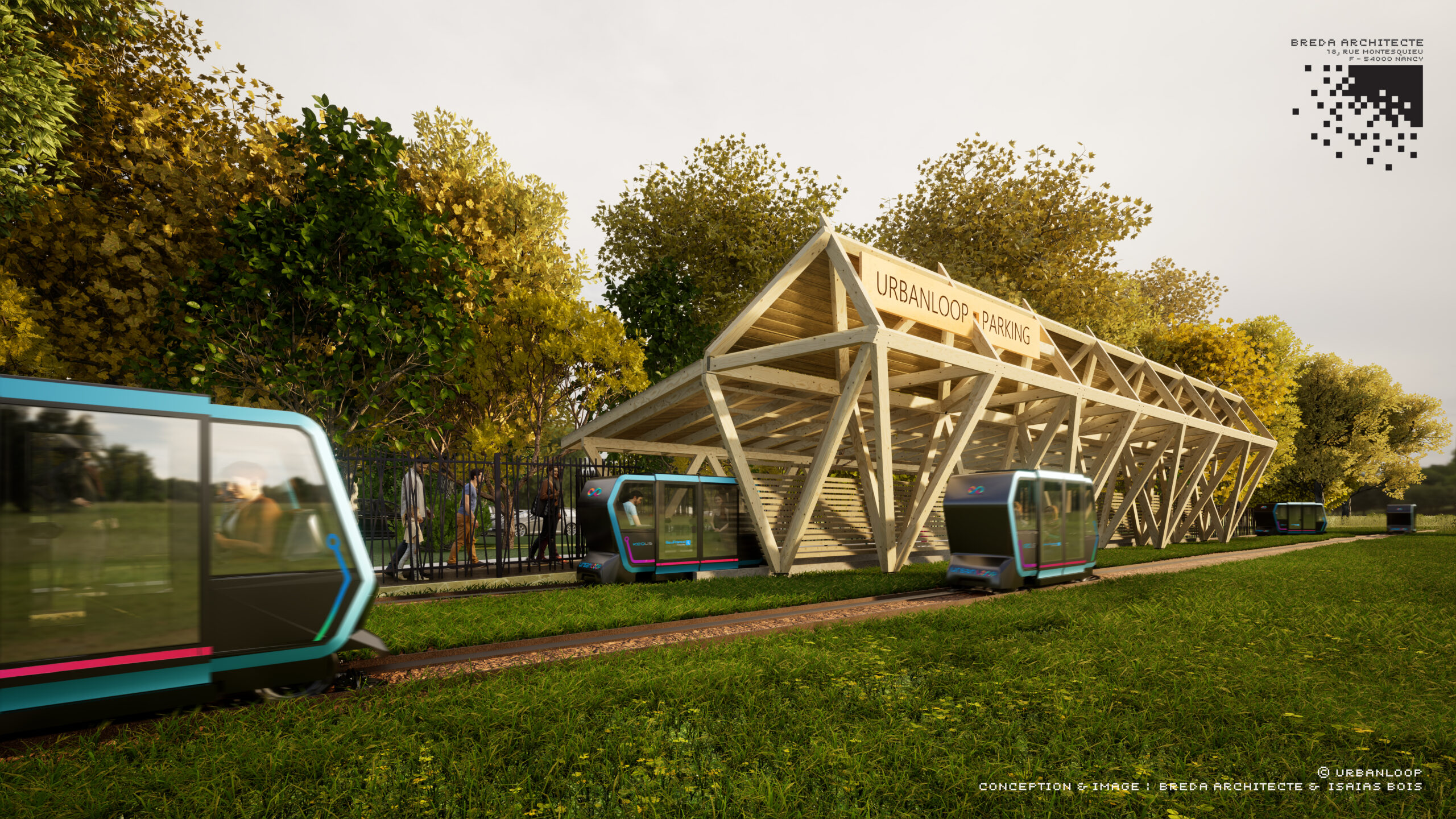 Urbanloop : le transport à la demande autonome conçu en collaboration avec le CNRS