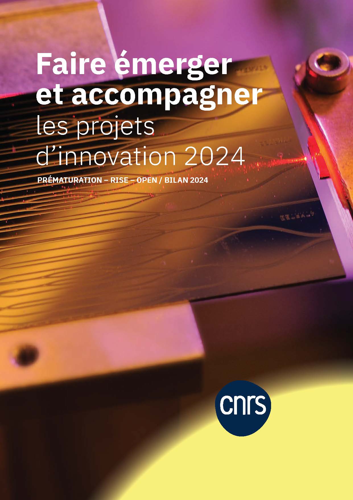 Le booklet des projets accompagnés à CNRS Innovation en 2024